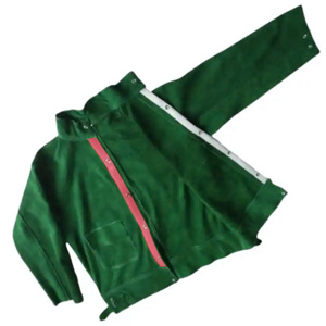 Best Performance Workwear Split Leather Welders <b>Jacket</b> Reflective Safety Clothing Industrial <b>Work</b> Heat Resistant - Product Image 3
