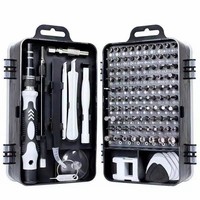 Ménage 115 pièces précision magnétique ordinateur téléphone portable électronique outil de réparation mini jeu de tournevis