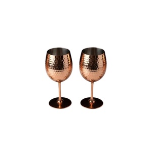 Silver Plated Brass Wine <b>Goblet</b> Set Of 2 Elegant Engraved Metal Champagne Flutes With Gold Stem For Hotel & Barware Low Price - Product Image 4
