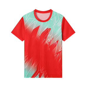 T-shirt homme à manches courtes, col rond, coupe slim, tissu doux et respirant, logo personnalisé, prix bas, sublimation. - Product Image 1