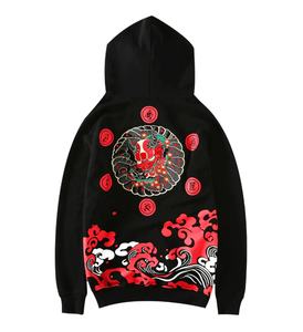 Sweat à capuche Streetwear en molleton avec logo personnalisé et broderie pour l'hiver - Product Image 3