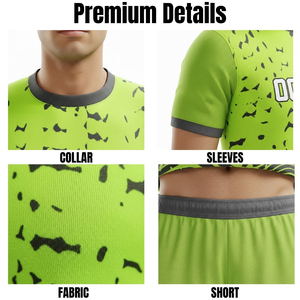 Men Soccer Wear 100% Polyester Football Kit Shirt Full <b>Sets</b> Uniforms Football Jersey Soccer Wear for Men Custom Uniform Supplier - Product Image 6