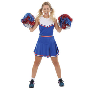 Uniformes de cheerleading personnalisés en polyester et élasthanne rose/violet/bleu pour femmes et filles - Vente en gros de costumes d'uniformes de cheerleading - Product Image 5