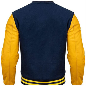Factory Custom Logo High Quality Winter Team Uniform <b>Men's</b> College Baseball Jackets Wholesale Varsity Jacket - Product Image 3