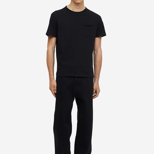 T-shirts noirs 50% coton 50% polyester, t-shirts personnalisés avec photo pour femmes et hommes, créez vos propres t-shirts tri-mélange - Product Image 1