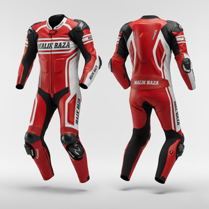 Combinaison en cuir pour moto professionnelle, une pièce |   Série Elite 2026 |   Panneaux en aramide super extensibles et ajustement sur mesure - Product Image 1