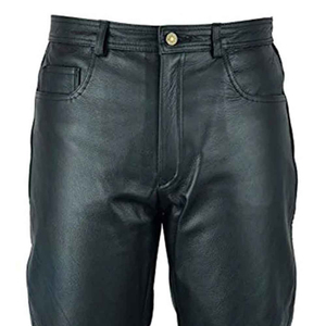 <b>Men's</b> Burgundy Lambskin <b>Leather</b> <b>Pants</b> , Red <b>Leather</b> <b>Pants</b>, Genuine Lambskin <b>Leather</b> Biker <b>Pants</b> WholeSale Customisable - Product Image 6