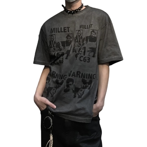 เสื้อยืดผู้ชายไซส์ใหญ่ Sebanda Blockbuster 280 กรัม สไตล์สตรีท ทรงหลวม ดีไซน์วินเทจ ตัดเย็บแบบเก่า ลุคขาดๆ ซักน้ำได้ 100% - Product Image 2