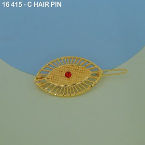 Pasador de Pelo Decorativo Chapado en Oro Árabe para Mujer, Joyería para el Cabello al por Mayor, Accesorios de Moda Árabe para el Cabello al por Mayor B2B - Product Image 3