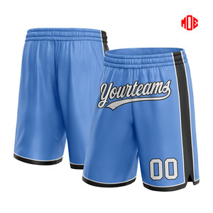 กางเกงบาสเก็ตบอลตาข่ายผู้ชาย สกรีนชื่อ หมายเลข ทีม ชุดฝึกซ้อม เอวยางยืด กางเกงกีฬา สำหรับ OEM ผลิตภัณฑ์กีฬาขายส่ง - Product Image 5