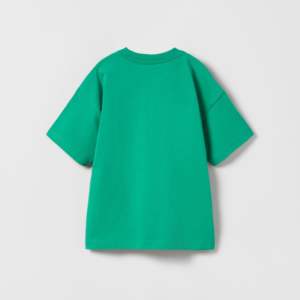 Camiseta Vintage para Niños Pequeños, Lavado Ácido, 230 Gramos, Algodón de Bambú, Ropa para Bebés, Camisetas Extra Grandes - Product Image 4