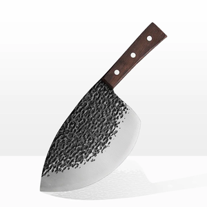 Custom Handmade Forged Carbon Steel Fish Cleaver <b>Knife</b> Wood Handle Leather Sheath 8in 3.0mm Thick Blade Extra <b>Sharp</b> Modern - Product Image 6