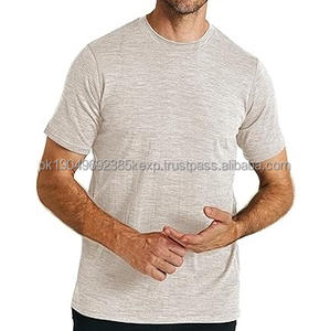T-shirt Homme Personnalisable en Laine Mérinos 100% – Respirant, Écologique, Séchage Rapide, Couche de Base Douce et Anti-Transpiration – Vente en Gros - Product Image 4