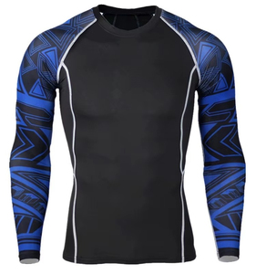 Rashguard pour homme de haute qualité, personnalisé, en spandex/polyester, respirant, séchage rapide, en gros, fabriqué au Pakistan - Product Image 2