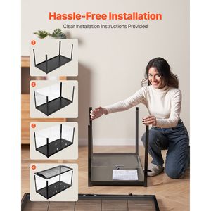 Jaula Transparente de 360 Grados para Hámsteres, Hábitat Ventilado para Pequeños Animales, 37.8 x 18.5 x 21.7 Pulgadas, para Ratones y Hámsteres - Product Image 3