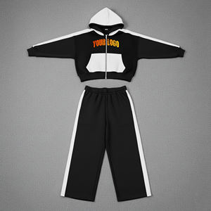 Survêtements unisexes 100 % coton de haute qualité à prix abordable, coupe régulière, streetwear d'hiver, vêtements décontractés imprimés, style vintage 2 - Product Image 4