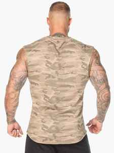 X Sports City <b>Men's</b> O-Neck Solid <b>Green</b> Polyester Tank <b>Top</b> Breathable Knitted Sleeveless Casual Wear Plain Dyed 320g - Product Image 5