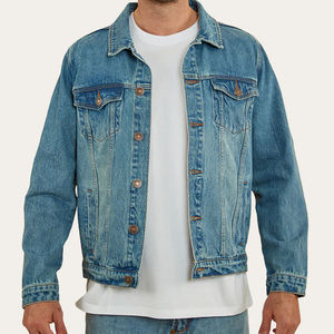 <b>Mens</b> Slim Fit Casual Streetwear Jacket Autumn Winter Denim Jacket Outerwear Long Sleeve Fashion Denim <b>Jean</b> Jacket High Quality - Product Image 1