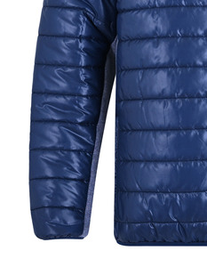 <b>Mens</b> Winter Puffer Jacket Padded Down Coat Hooded Zipper Front Plain Dyed - Product Image 2
