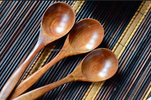 Cucharas elegantes de madera de mango de 11 pulgadas, utensilios de cocina clásicos para bodas y ocasiones especiales - Product Image 2