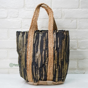 Sac fourre-tout messager bohème en jute bio 2026 pour femme, fait main, écologique, de voyage, ouvert, uni, tendance - Product Image 2