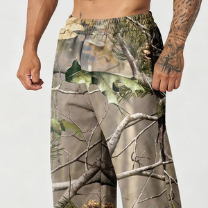 Pantalon de jogging décontracté en toile polaire pour homme Rapid Sports, taille mi-haute, coupe ajustée, respirant, anti-plis, séchage rapide, léger - Product Image 5