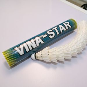 ลูกขนไก่ VINA-STAR ระดับมืออาชีพ ขนเป็ดแท้ 3 ชั้น หัวคอร์ก PU ทนทานสูง ระดับแข่งขัน แพ็ค 12 ลูก - Product Image 5