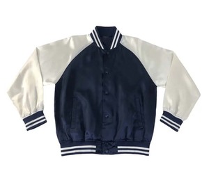 Veste de baseball vintage écologique en satin, grande taille, design personnalisé, vente en gros, meilleure qualité, broderie - Product Image 1