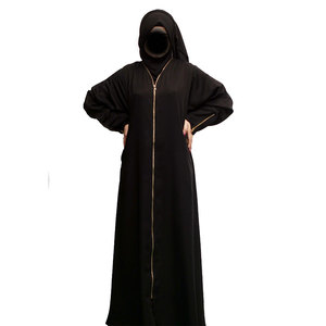 OEM Dubai Custom Hand Embroidered Casual Plus Size Muslim Women's Cotton <b>Abaya</b>-Wholesale - Product Image 1