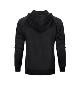 Conjunto Deportivo de Forro Polar con Capucha Negra, Chaqueta con Cierre Completo y Pantalones Jogger, Transpirable, de Poliéster y Algodón, con Logotipo Personalizado 2026 - Product Image 3