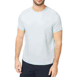 T-shirt Homme Coupe Ajustée Manches Courtes Toucher Lisse Essentiel Quotidien Décontracté - Product Image 3