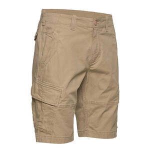 Shorts cargo décontractés classiques pour hommes, design avec poches utilitaires, taille élastique, tissu respirant et doux, collection de fabricant en gros - Product Image 4