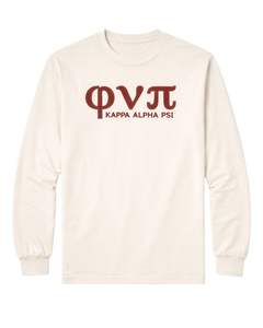 Maglietta a Maniche Lunghe Kappa Alpha Psi Old Skool Phi Nu Pi in Feltro, Abbigliamento per Fraternità Greca con Design Vintage, Comfort e Stile Premium - Product Image 4