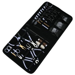 Kit d'outils pour extensions capillaires : pinces, outils de retrait de perles, ciseaux à sertir, accessoires de coiffure pour perruques, qualité professionnelle pour salon - Product Image 5