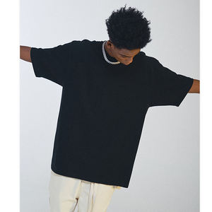 T-shirt en coton de haute qualité avec logo personnalisé, fabricants de vêtements de mode tendance, coupe ajustée, col rond, manches courtes, streetwear - Product Image 1