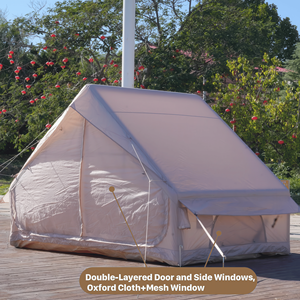 Pompe à air pour tentes de glamping 4-6 personnes, installation facile, tente extérieure de luxe imperméable 4 saisons en Oxford - Product Image 5