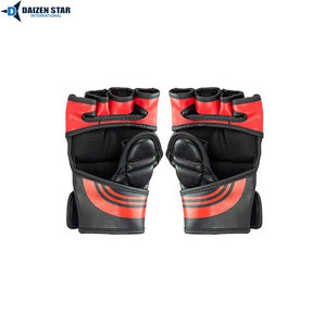 Gants de MMA DAIZEN STAR INTERNATIONAL en cuir avec fermeture auto-agrippante pour adultes, pour MMA et boxe - Product Image 6