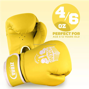 Guantes de Boxeo para Niños de 2oz, 4oz y 6oz, de Cuero Transpirable, con Cierre de Velcro, Marca Privada Personalizada, Alta Calidad - Product Image 2