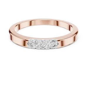 Anillo de Diamantes Cultivados en Laboratorio con Corte en U de Tres Piedras, Oro Sólido de 10K, 14K, 18K, Anillo de Aniversario Trílogo Unisex, Certificado IGI, Joyería Fina - Product Image 5