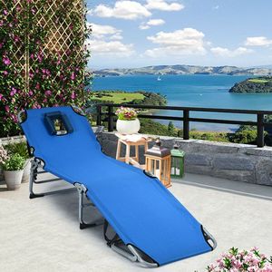 Sedia a Sdraio Pieghevole Regolabile per Esterni, Spiaggia e Patio, Lettino Portatile per un Comodo Relax - Product Image 5