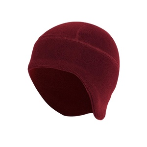 Automne Hip Hop hommes coupe-vent polaire bonnet couleur unie chaud Bonnet pour cyclisme course à pied utilisation de la plage - Product Image 4