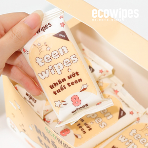 Lingettes antiseptiques Eco-Teen pour nettoyer les mains, le visage et la bouche, lingettes pour bébés produites au Vietnam. - Product Image 2