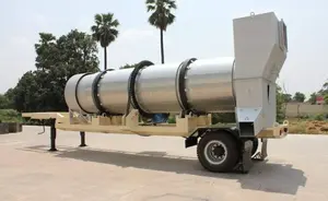 Planta Mezcladora de Asfalto Móvil de Calidad Profesional, Planta Portátil de Mezcla en Caliente para Construcción de Carreteras y Mezcla de Betún - Product Image 6