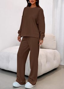 Conjunto de Sudadera con Capucha Oversize y Pantalones de Chándal de Forro Polar Premium para Mujer, Conjunto Deportivo de Sudadera con Capucha y Pantalones de Chándal para Mujer - Product Image 6