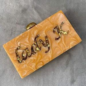 Bolso de Mano de Resina de Moda para Mujer, Bolso de Acrílico para Fiesta de Noche, Bolso de Lujo para Boda - Product Image 6