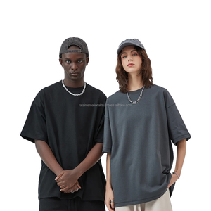 Camiseta de Alta Calidad para Hombre, de Algodón/Poliéster, Secado Rápido, Transpirable, Corte Holgado, Personalizable con Logotipo Frontal, Último Diseño para Uso Casual - Product Image 1