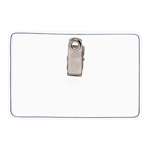 Brady <b>Clip</b>-On Plastic ID <b>Badge</b> Holder with Retractable Reel for Laboratory and Industrial Name Cards - Product Image 3