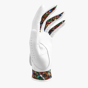 Guante de Golf Personalizado de Cuero Genuino Transpirable con Cierre de Velcro Unisex para Mano Derecha Ropa Deportiva con Impresión por Sublimación - Product Image 3