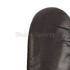 Mitaines en cuir de mouton respirantes et naturelles pour l'hiver, en fourrure, couleur marron, pour le ski, fabriquées à la main au Pakistan - Product Image 6