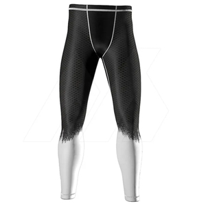 Leggings de MMA al por mayor, hechos con tela flexible, control de humedad, ajuste cómodo, costuras duraderas y excelente transpirabilidad. - Product Image 1